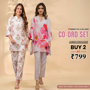 Women’s Co-ord Sets Pack of 2 – Latest Fashion Co-ord Sets on Sale Today | COS-05