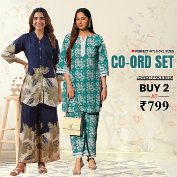 Women’s Co-ord Sets Pack of 2 – Latest Fashion Co-ord Sets on Sale Today | COS-07