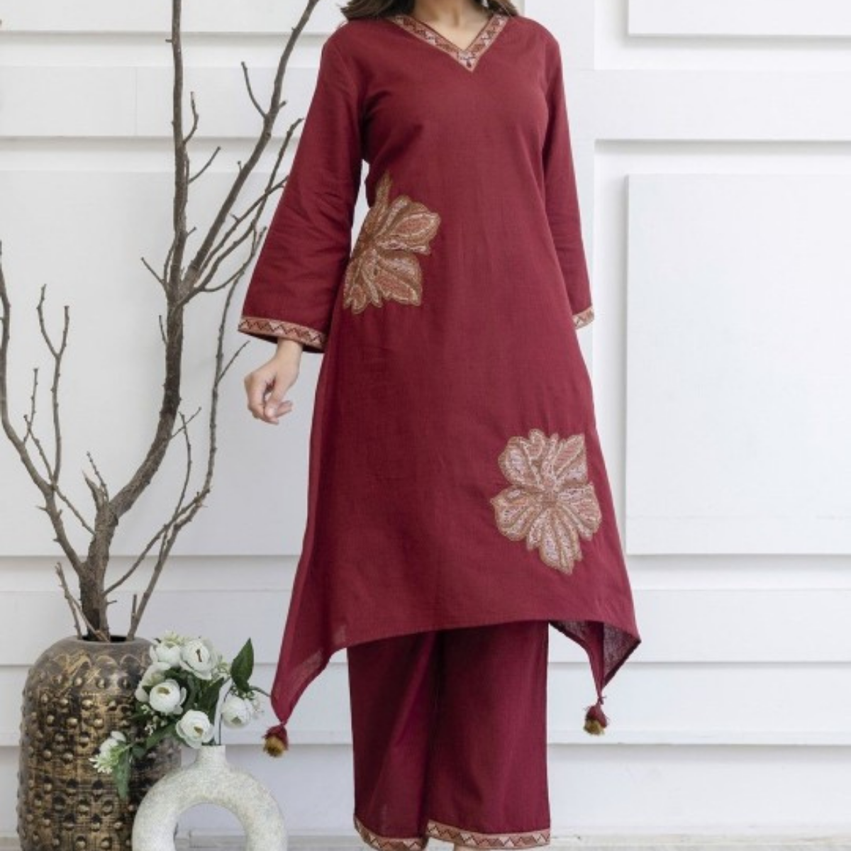 Pack of 3 Kurti Palazzo sets|soft, breathable & ideal for all-day wear | KP-14