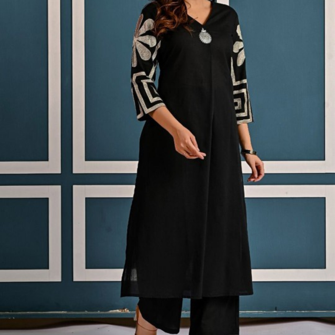 Pack of 3 Kurti Palazzo sets|soft, breathable & ideal for all-day wear | KP-10