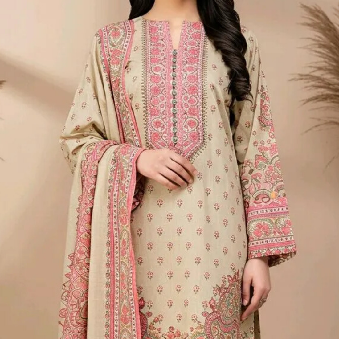 Designer Women’s 3 Piece Kurta Set for Casual & Festive Wear | FW-01