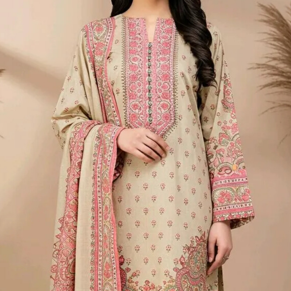 Designer Women’s 3 Piece Kurta Set for Casual & Festive Wear | FW-01