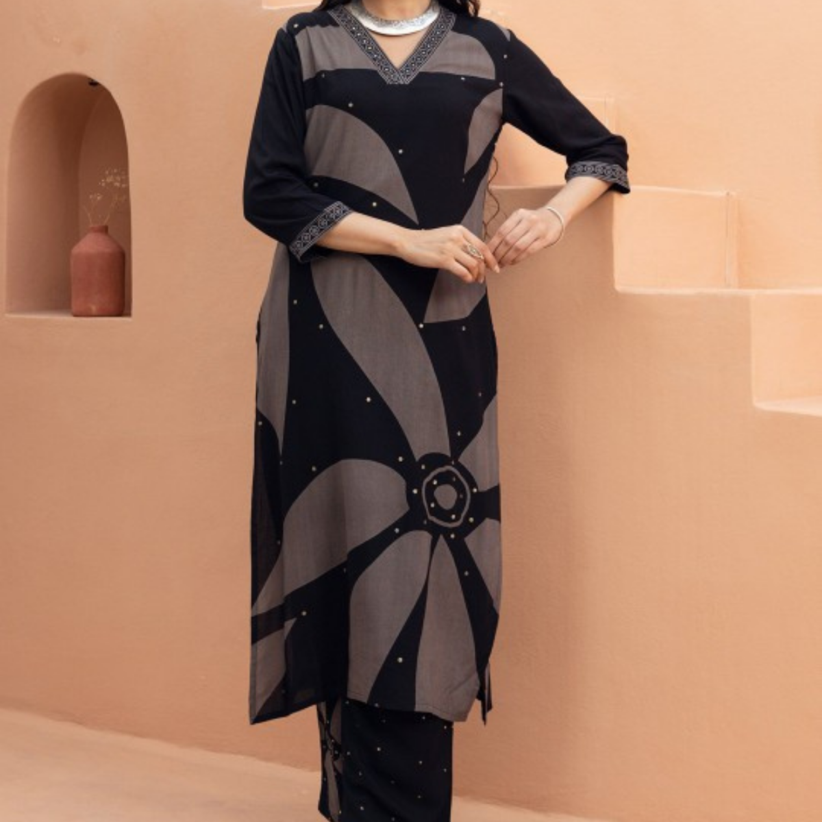 Pack of 3 Kurti Palazzo sets|soft, breathable & ideal for all-day wear | KP-10