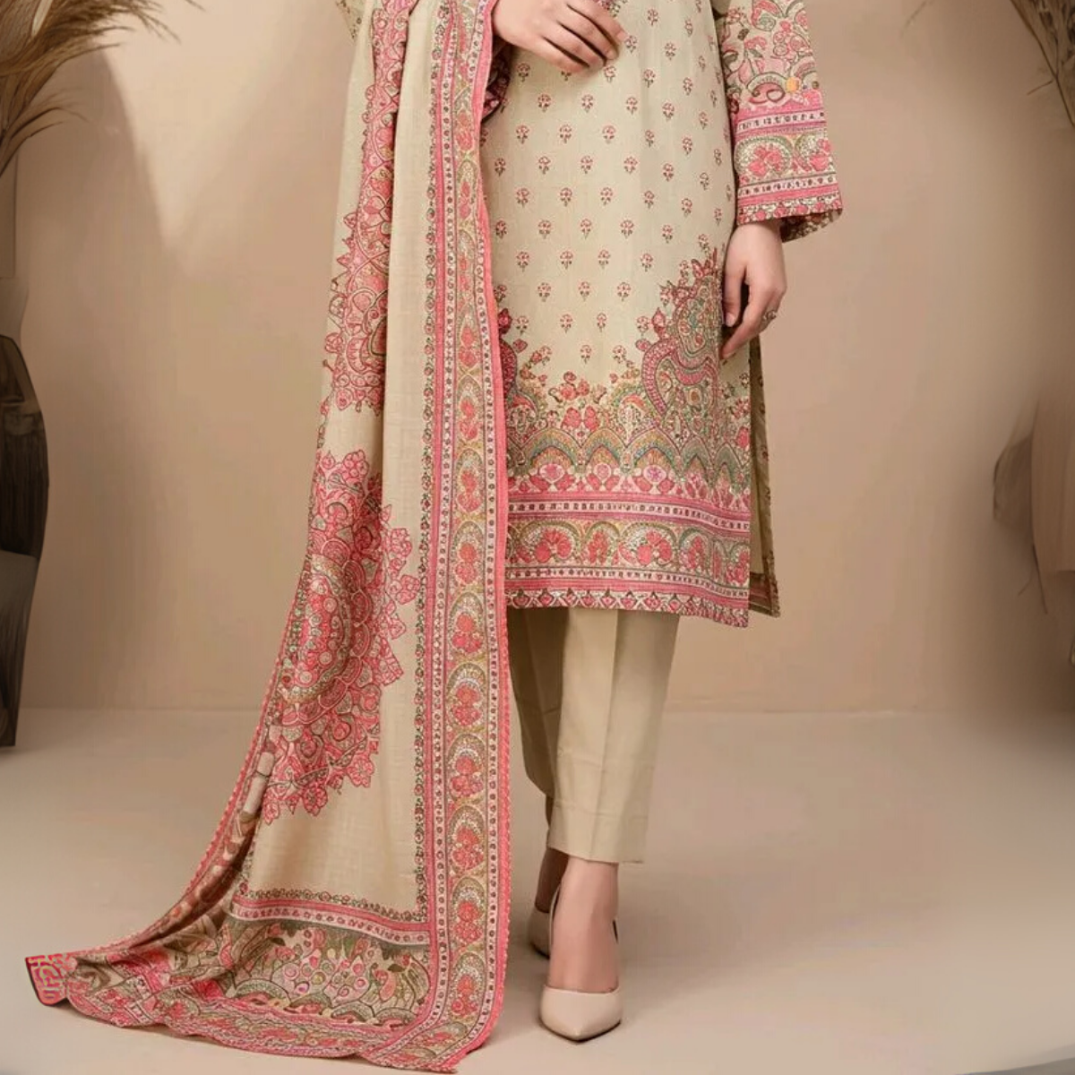 Designer Women’s 3 Piece Kurta Set for Casual & Festive Wear | FW-01