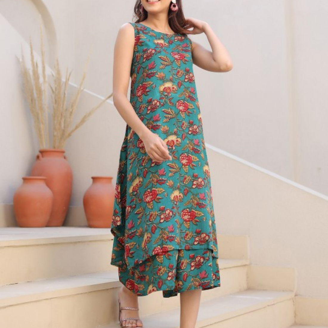 Pack of 3 Kurti Palazzo sets|soft, breathable & ideal for all-day wear | KP-01