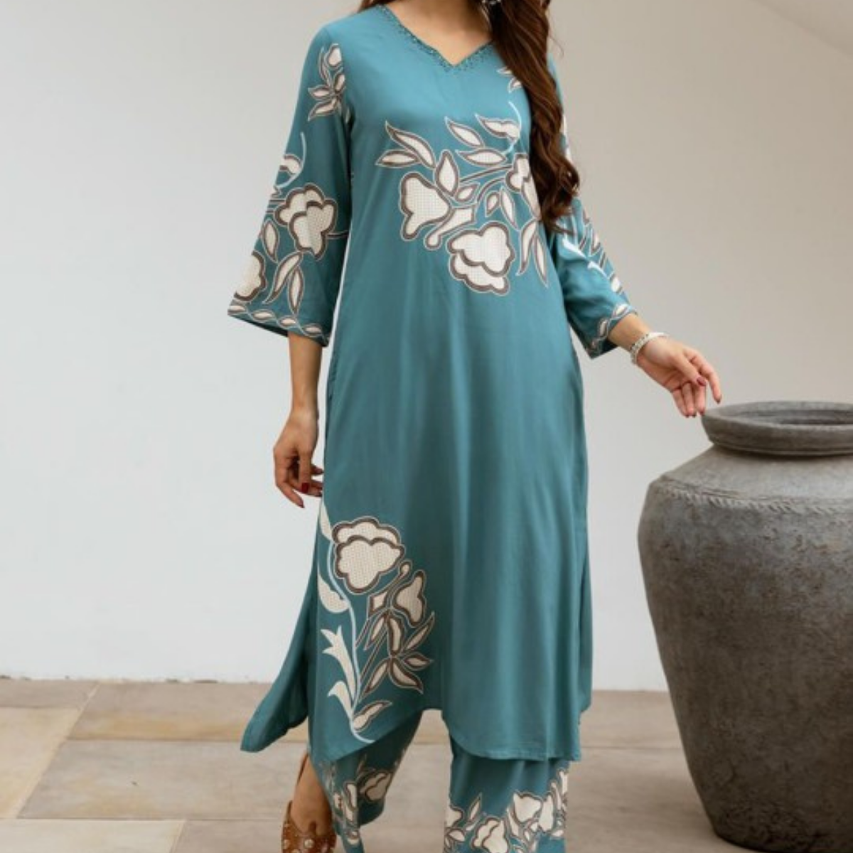 Pack of 3 Kurti Palazzo sets|soft, breathable & ideal for all-day wear | KP-17