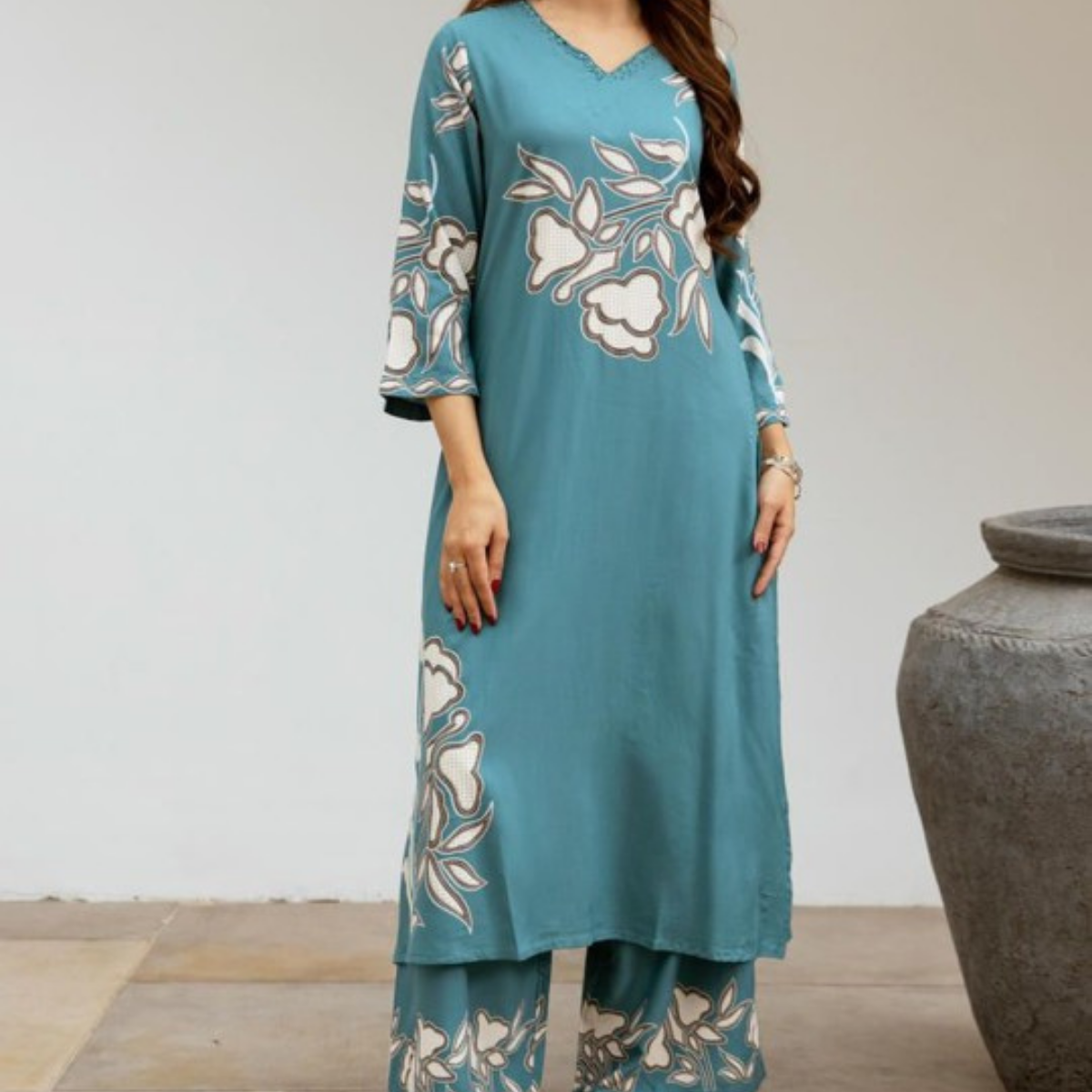 Pack of 3 Kurti Palazzo sets|soft, breathable & ideal for all-day wear | KP-17