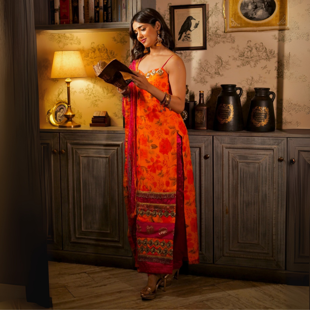 Embrace Elegance with Our 3-Piece Adjustable Kurti, Pant & Dupatta Set | PACK OF 3 | AK-03