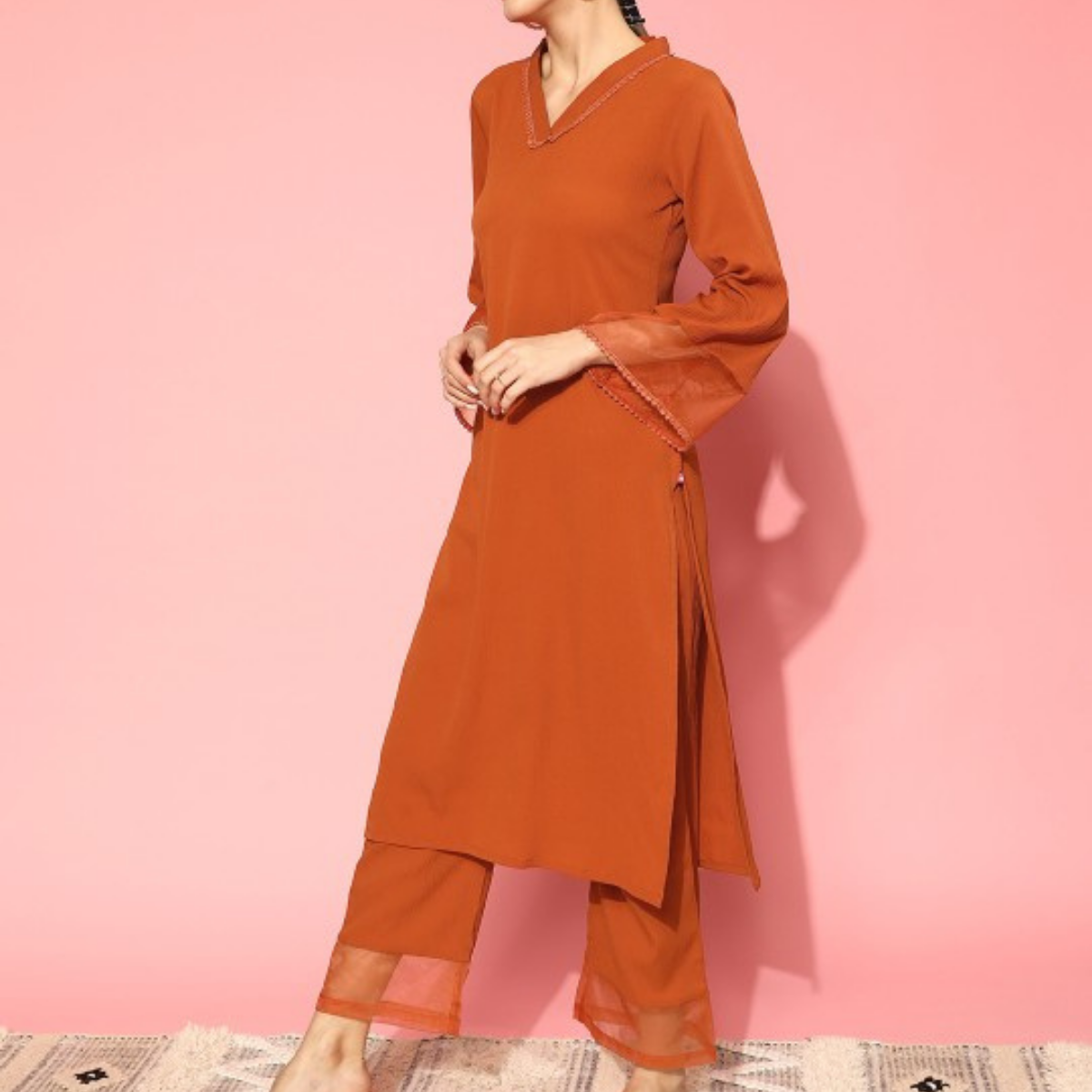 Pack of 3 Kurti Palazzo sets|soft, breathable & ideal for all-day wear | KP-17