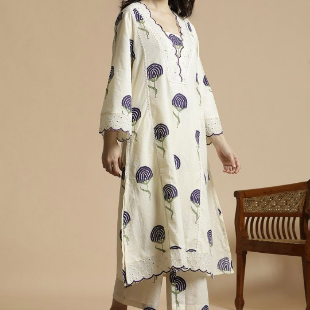 Pack of 3 Kurti Palazzo sets|soft, breathable & ideal for all-day wear | KP-13