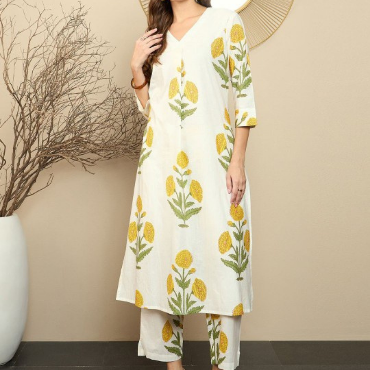 Pack of 3 Kurti Palazzo sets|soft, breathable & ideal for all-day wear | KP-13