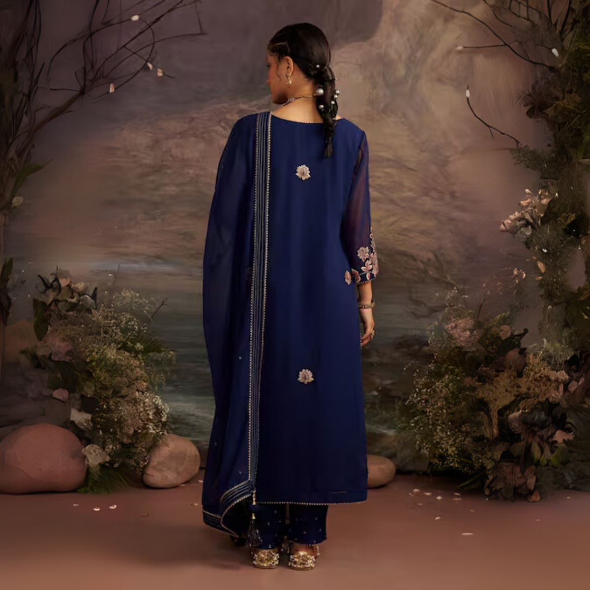 Designer Women’s 3 Piece Kurta Set for Casual & Festive Wear | FW-02