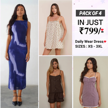 4 Women’s Daily Wear Dress Collection Your Daily Style Solution | DD-02
