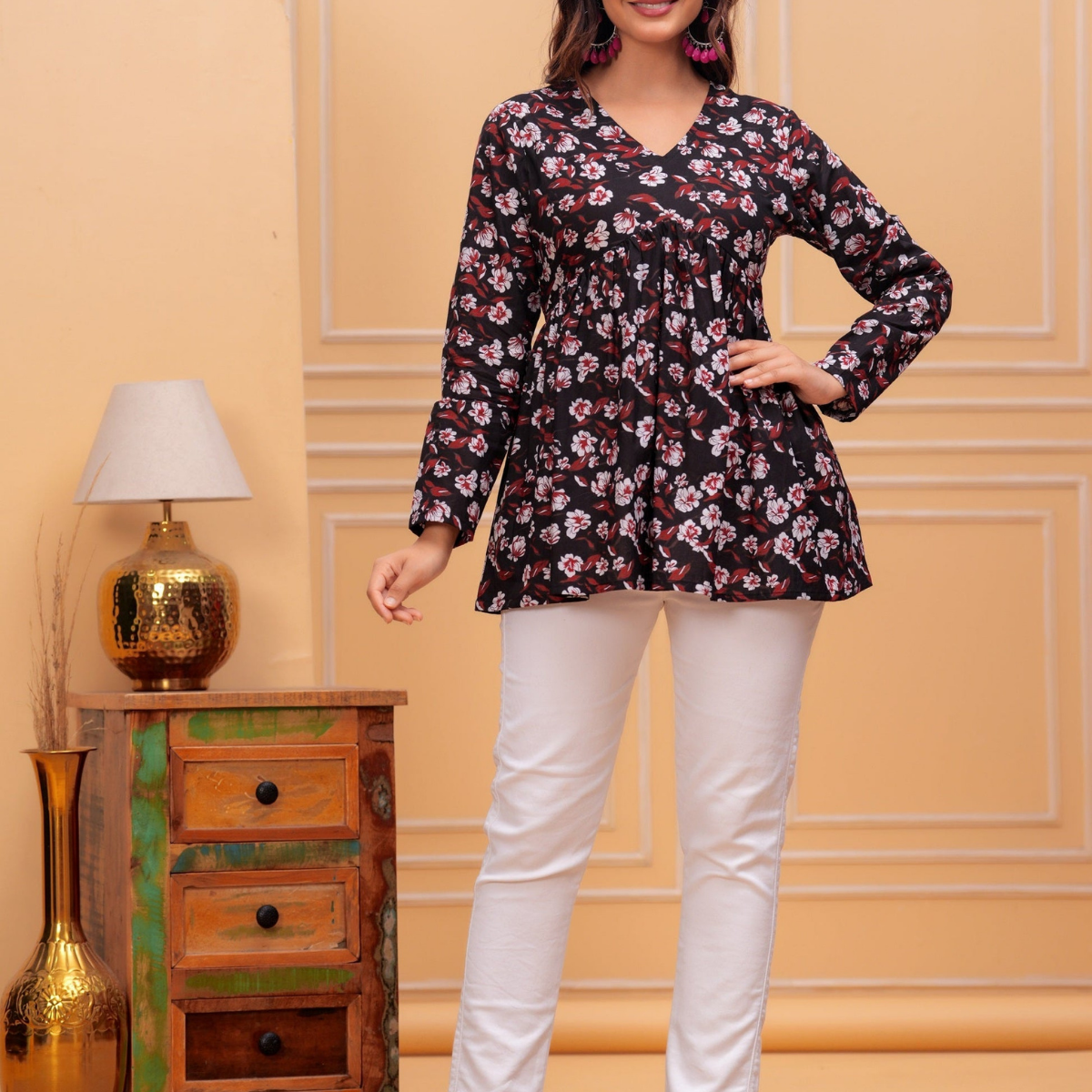3 Floral Kurtis in one perfect combo | soft, classic, and effortlessly stylish | SC- 08