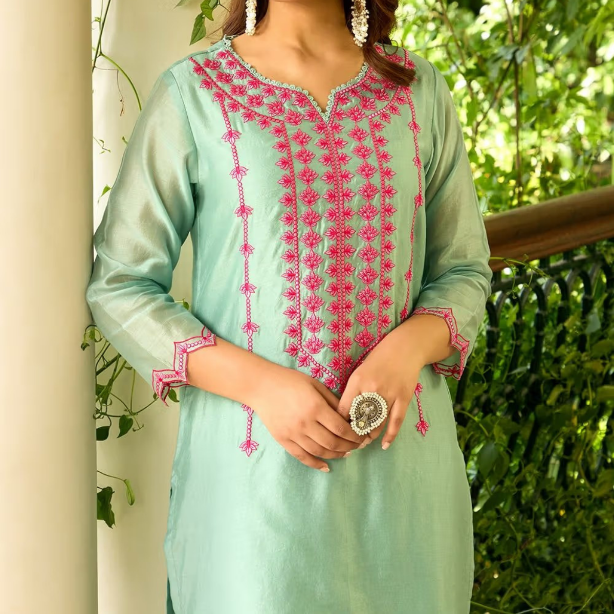 Designer Women’s 3 Piece Kurta Set for Casual & Festive Wear | FW-02