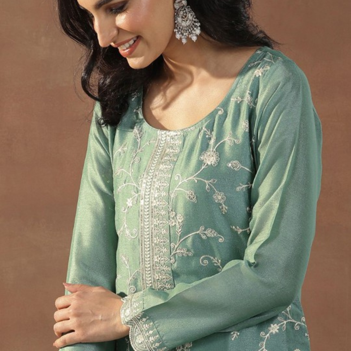 Pack of 3 | Elegant Silk Suit Set for Women | Festive & Party Wear |  SS-01