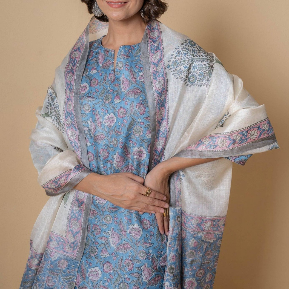 Designer Women’s 3 Piece Kurta Set for Casual & Festive Wear | FW-10