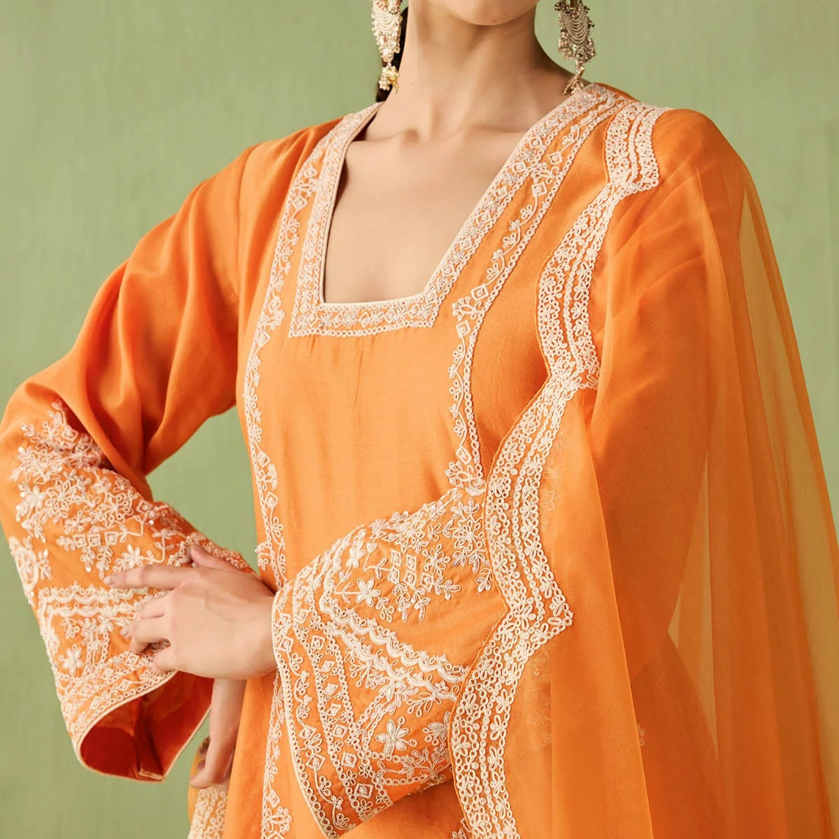 Designer Women’s 3 Piece Kurta Set for Casual & Festive Wear | FW-09