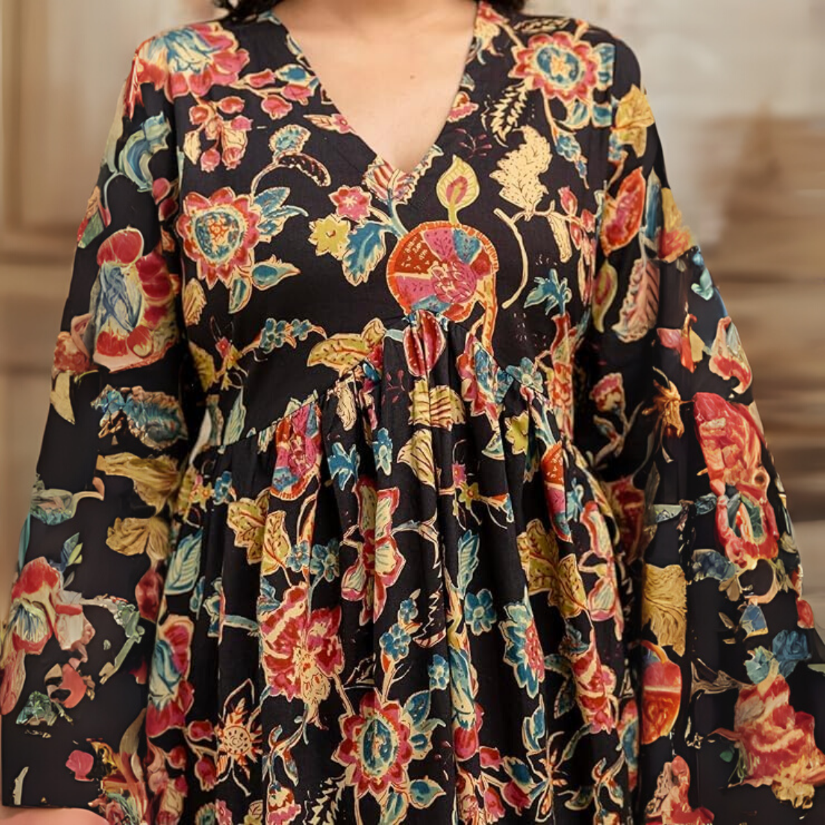 3 Floral Kurtis in one perfect combo | soft, classic, and effortlessly stylish | SC- 10