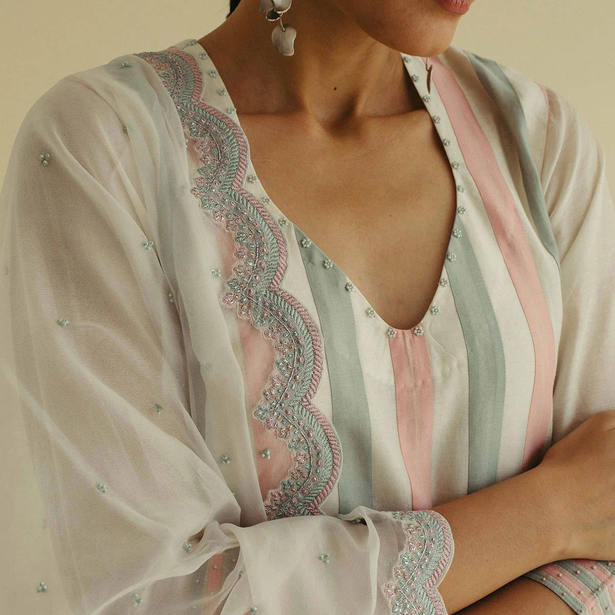 Designer Women’s 3 Piece Kurta Set for Casual & Festive Wear | FW-09