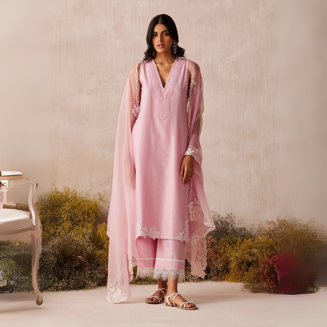 Designer Women’s 3 Piece Kurta Set for Casual & Festive Wear | FW-06