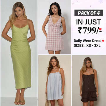4 Women’s Daily Wear Dress Collection Your Daily Style Solution | DD-04