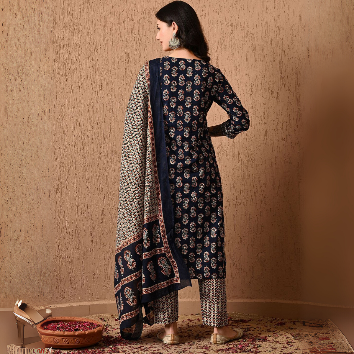 Designer Women’s 3 Piece Kurta Set for Casual & Festive Wear | FW-03