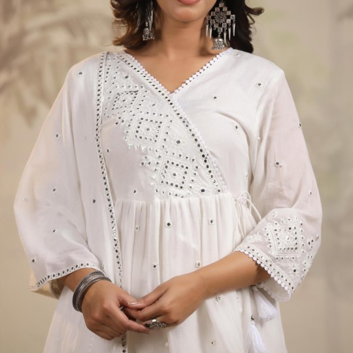 3-Piece Cotton Sharara Set with Dupatta for Women – Soft, Comfortable & Stylish Combo Pack | SD-06