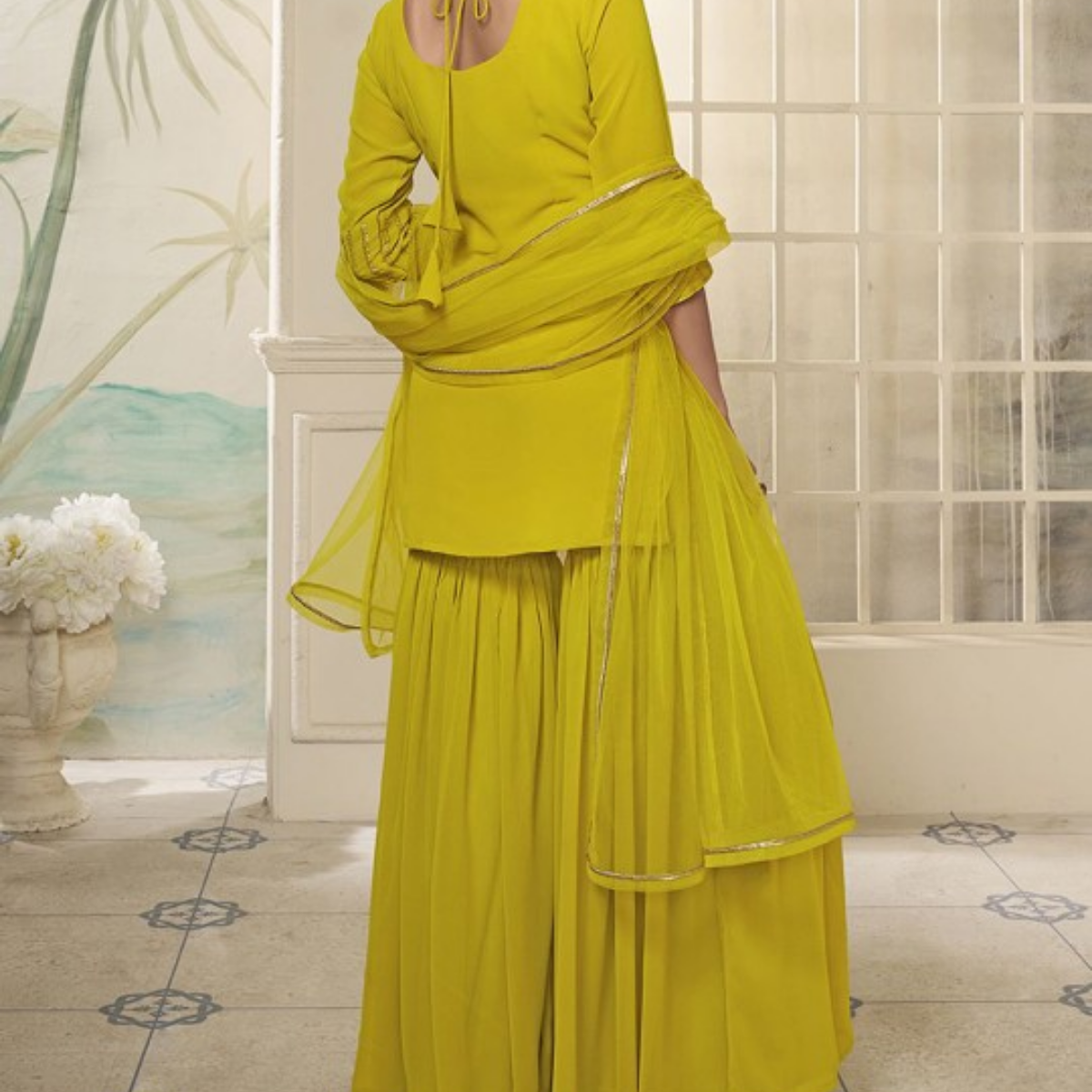 3-Piece Cotton Sharara Set with Dupatta for Women – Soft, Comfortable & Stylish Combo Pack | SD-06