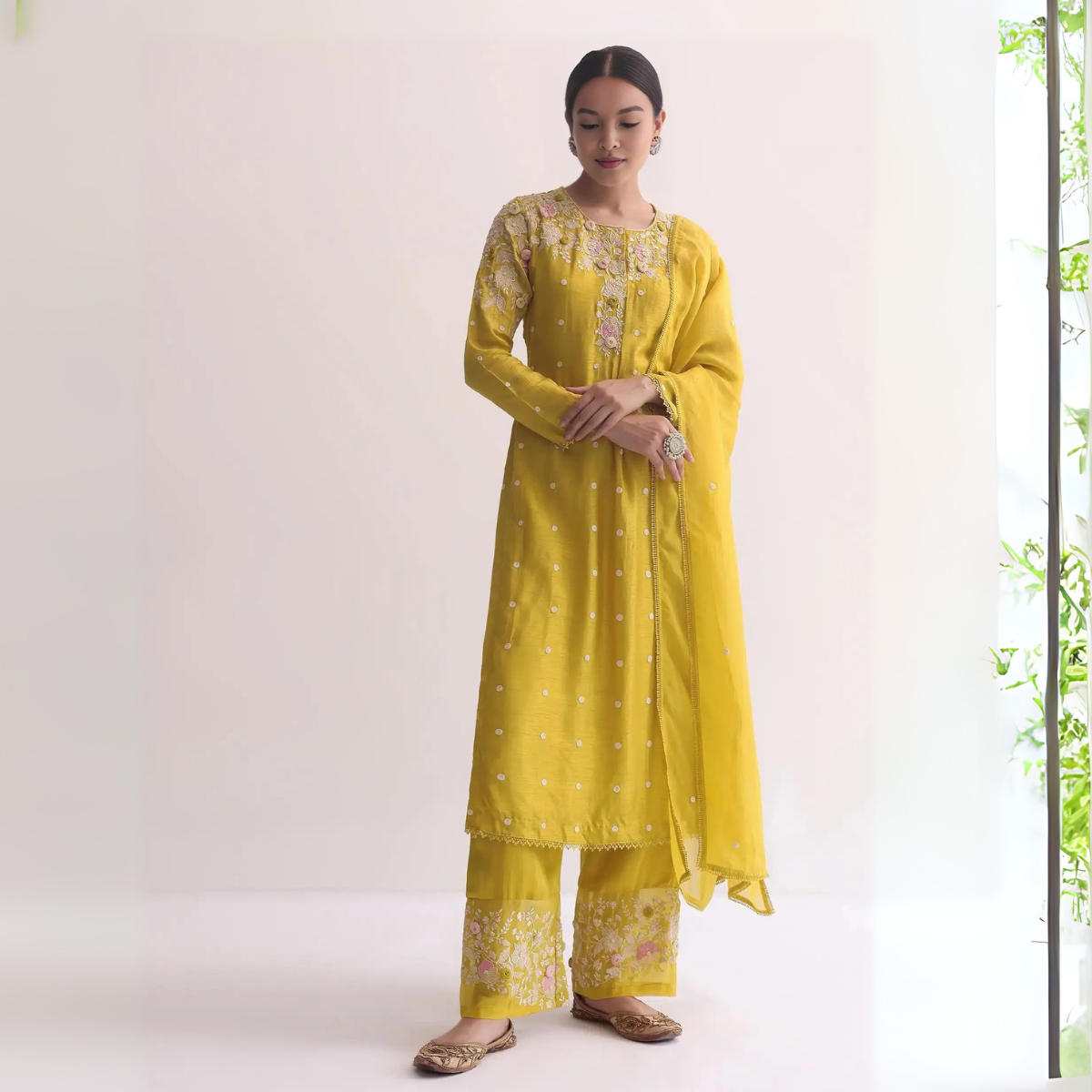 Designer Women’s 3 Piece Kurta Set for Casual & Festive Wear | FW-05