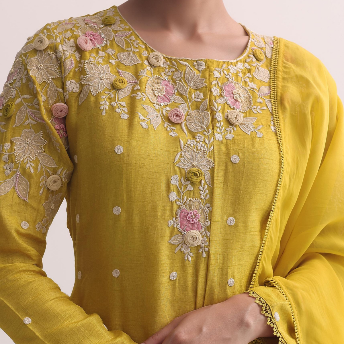 Designer Women’s 3 Piece Kurta Set for Casual & Festive Wear | FW-05