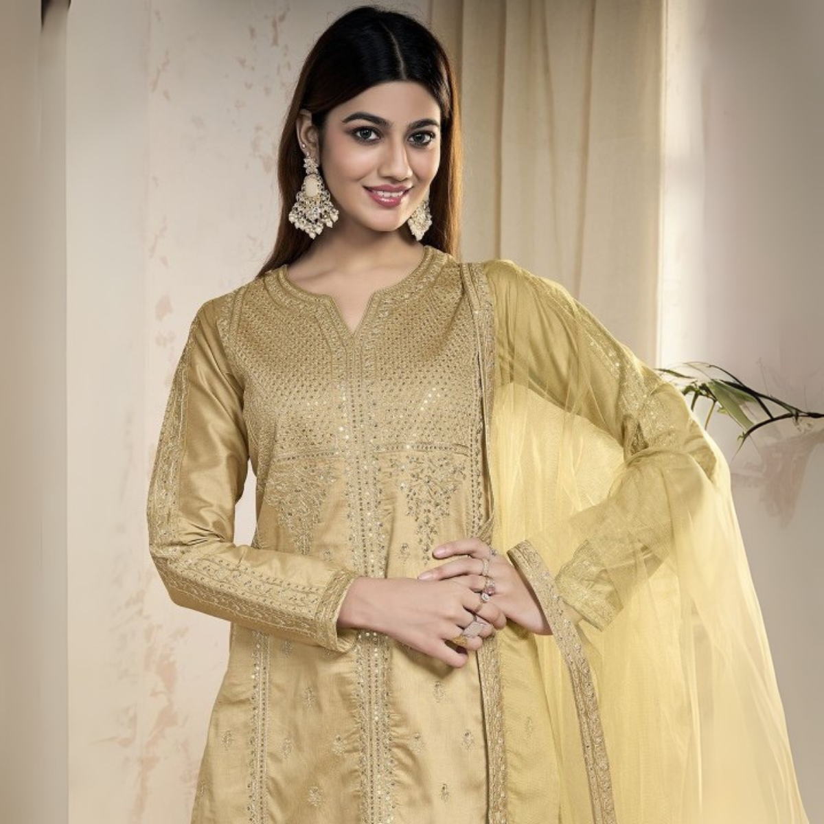 3-Piece Cotton Sharara Set with Dupatta for Women – Soft, Comfortable & Stylish Combo Pack | SD-16