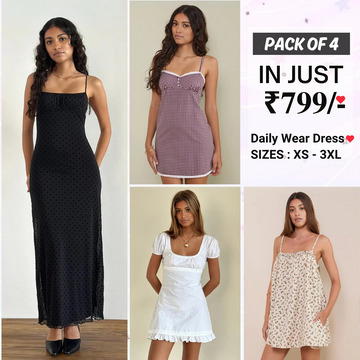 4 Women’s Daily Wear Dress Collection Your Daily Style Solution | DD-05