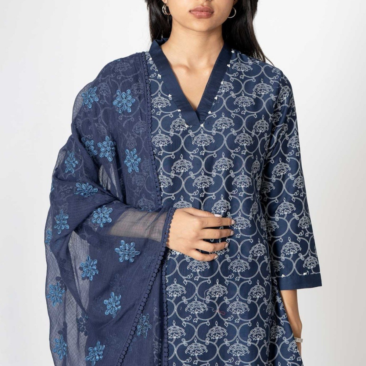 Designer Women’s 3 Piece Kurta Set for Casual & Festive Wear | FW-05
