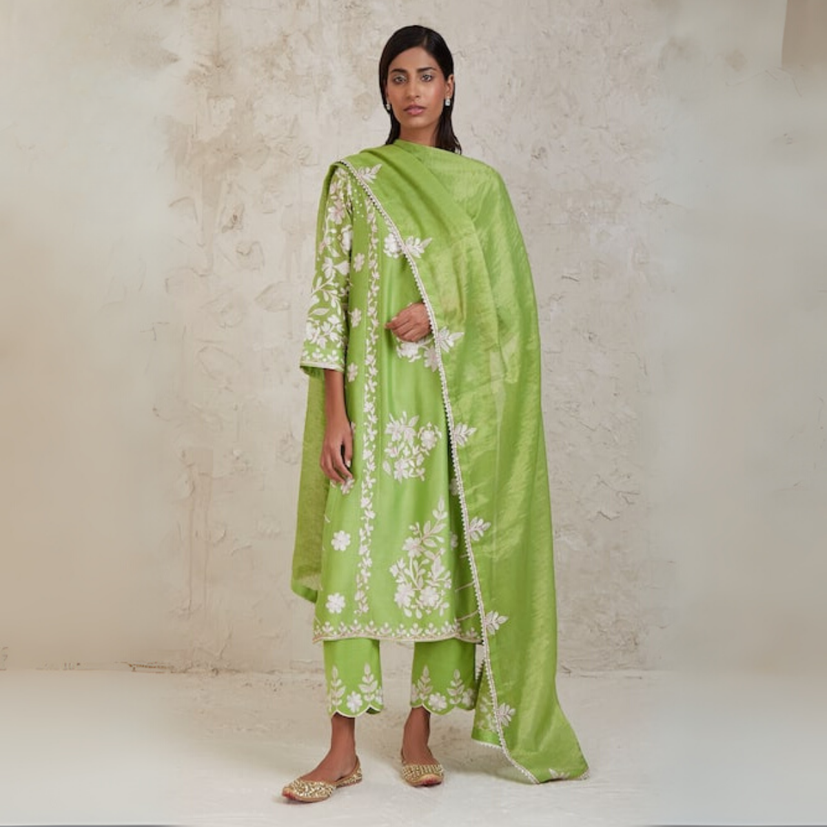 Designer Women’s 3 Piece Kurta Set for Casual & Festive Wear | FW-06