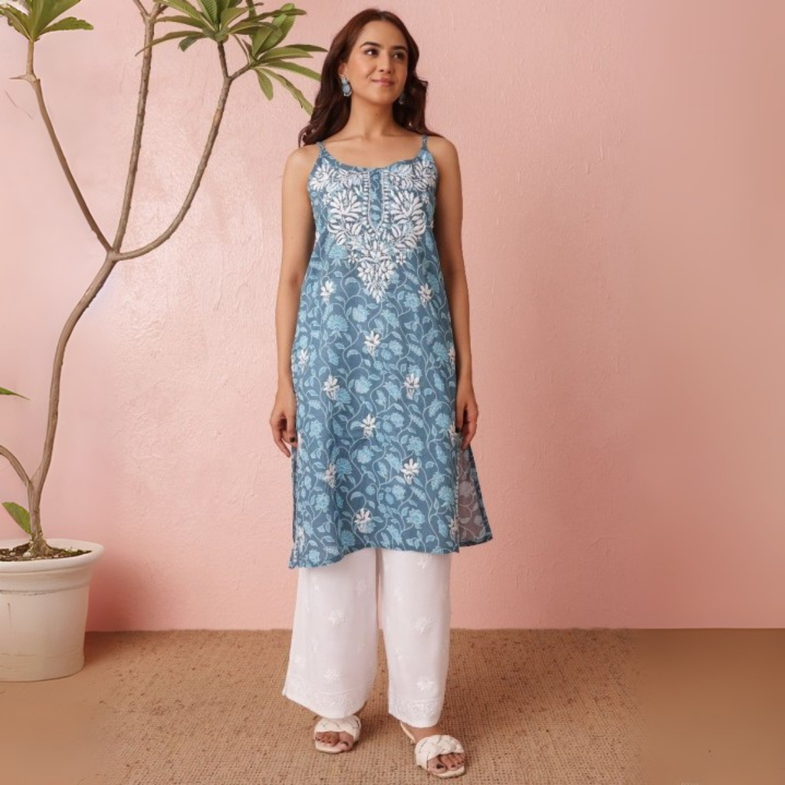 Pack of 3 |Chikankari Suit Sets with Dupatta | Traditional Ethnic Wear for Women | CSC-04