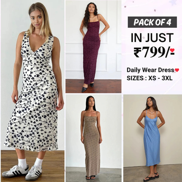 4 Women’s Daily Wear Dress Collection Your Daily Style Solution | DD-07