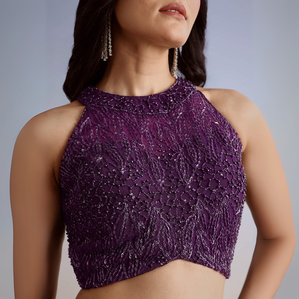 Elegant Indo-Western 3-Piece Combo | Jacket, Shrug, or Dupatta | IW-10