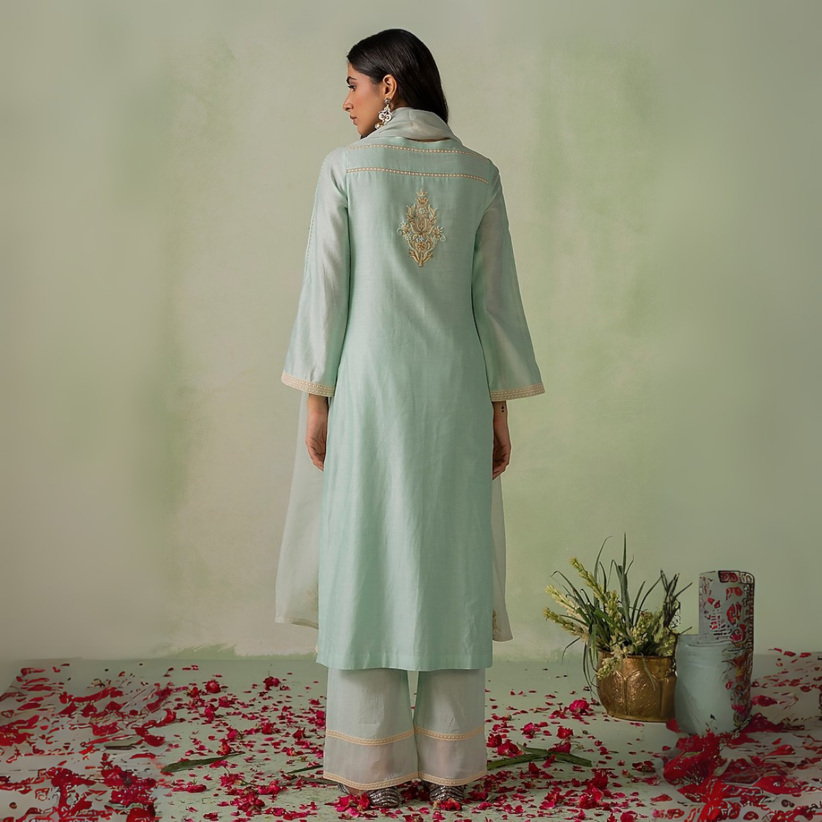 Designer Women’s 3 Piece Kurta Set for Casual & Festive Wear | FW-04