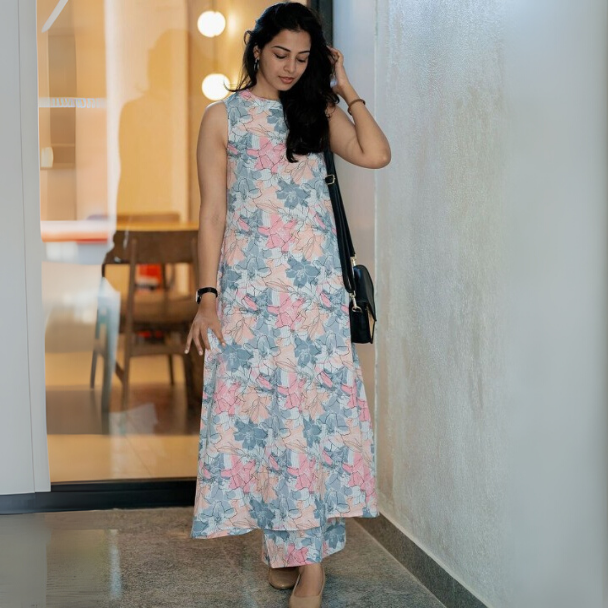 Pack of 3 Kurti Palazzo sets|soft, breathable & ideal for all-day wear | KP-03