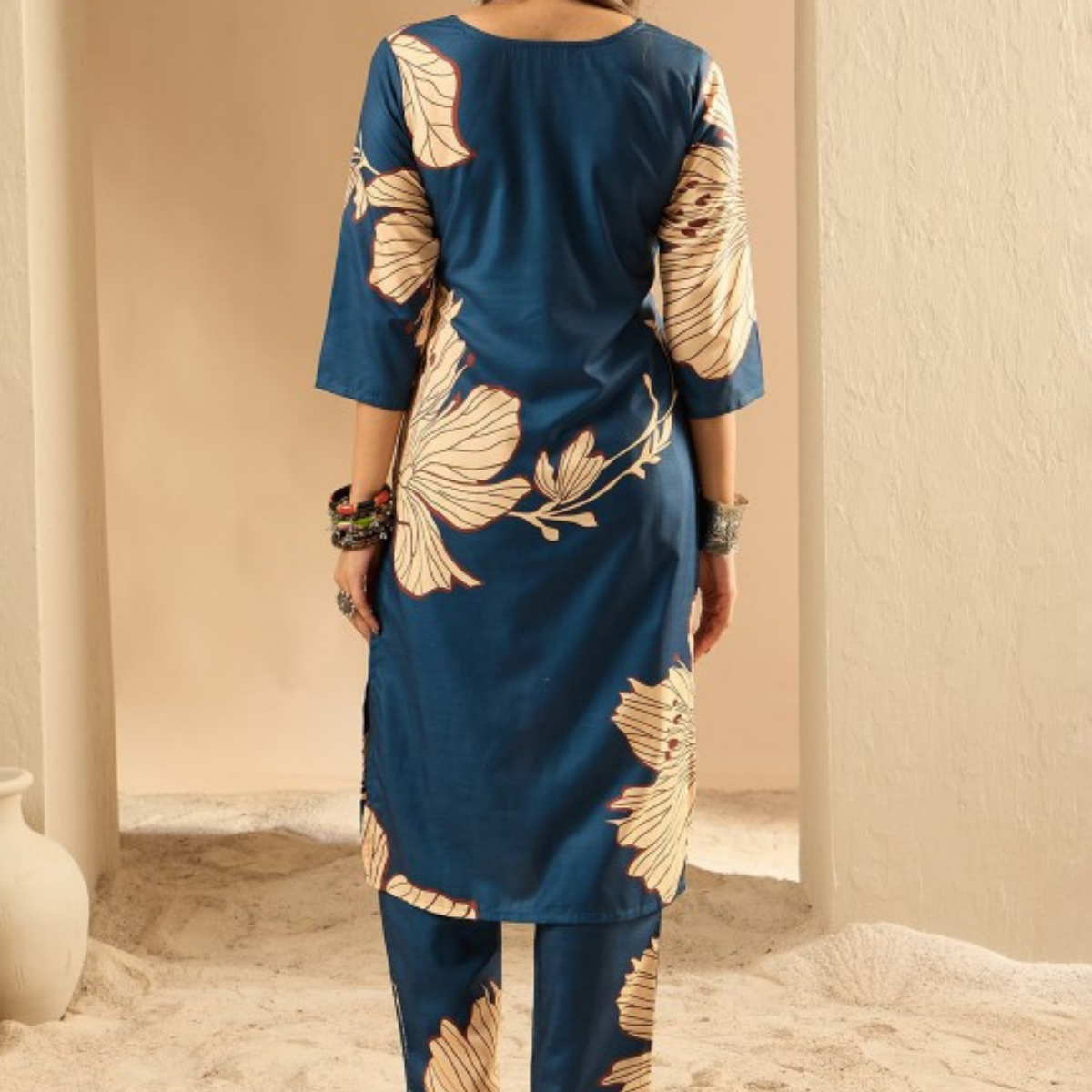 Pack of 3 Kurti Palazzo sets|soft, breathable & ideal for all-day wear | KP-08