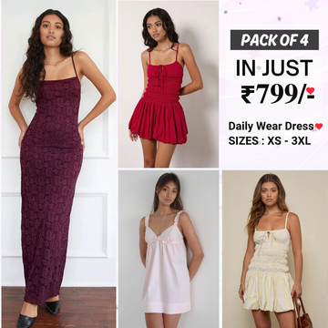 4 Women’s Daily Wear Dress Collection Your Daily Style Solution | DD-09